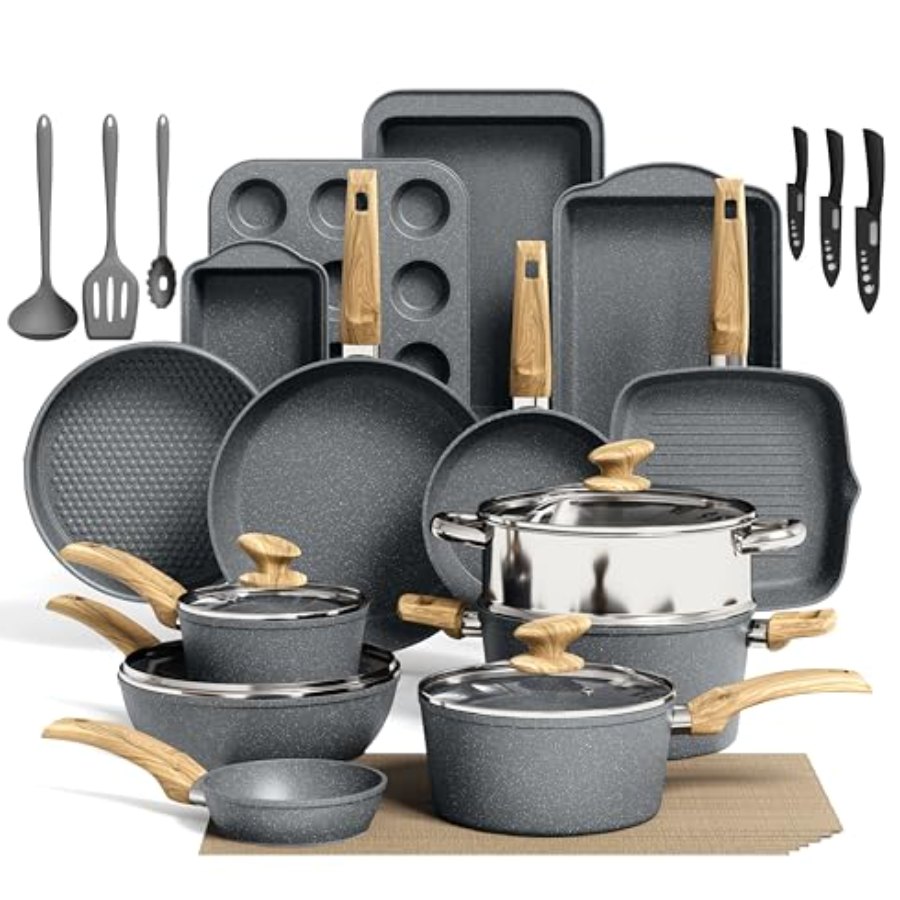Kitchen Academy Induction Cookware & Bakeware Set